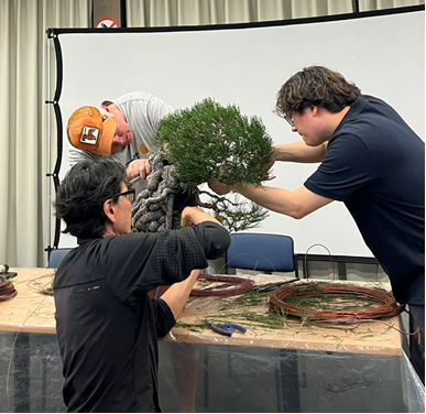 Sean, Koji and Evan slowly working their way to the top